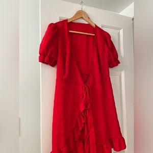 Red Spring/Summer dress